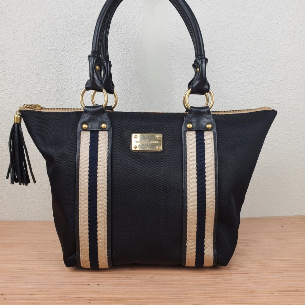 Michael Kors Montauk Black Tote with Goldtone Hardware - Picture 2 of 7